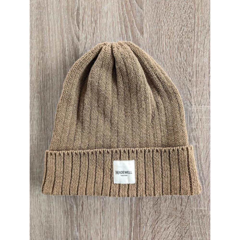 Madewell Recycled Polyester and Cotton Knit Winter Cuff Hat Beanie